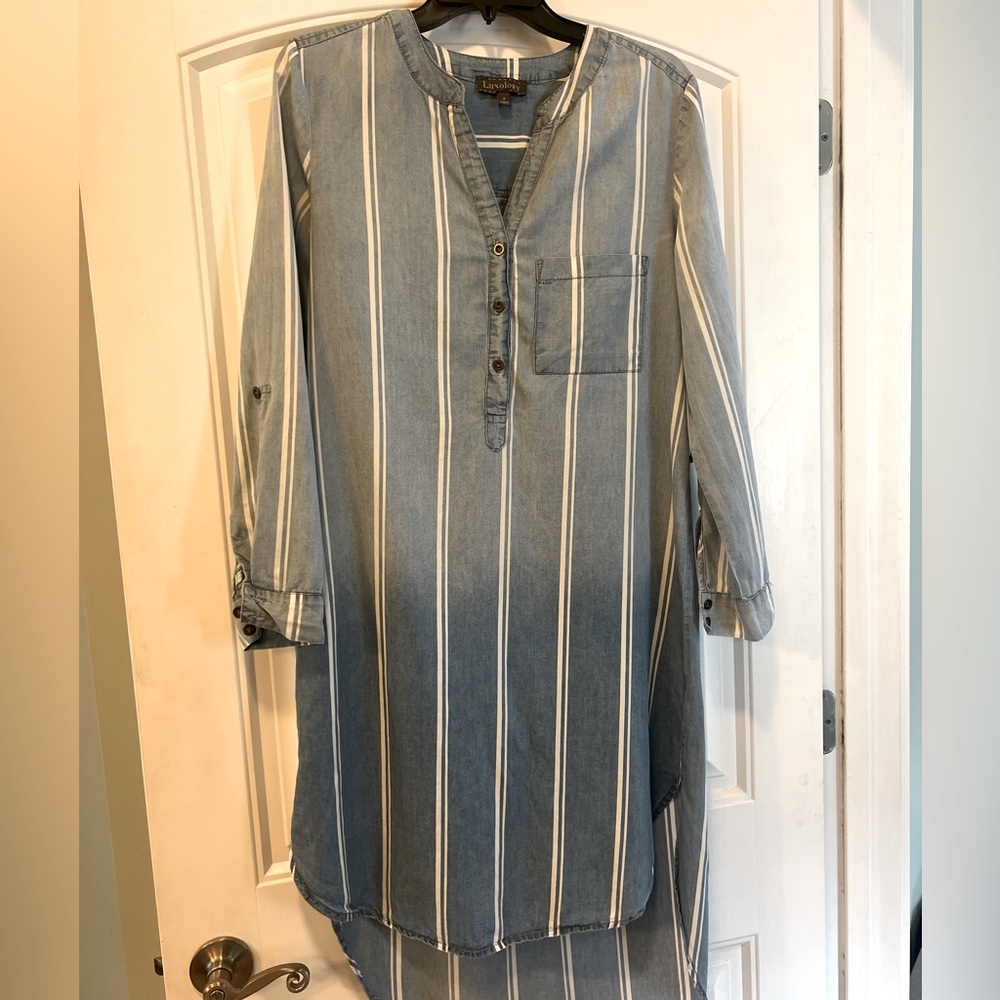 Luxology denim dress SZ:4
